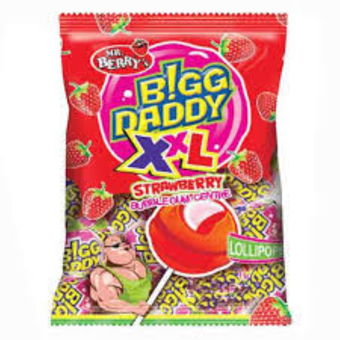 MR BERRY BIG DADDY CENT.FILL STRAWBERRY 50PCS